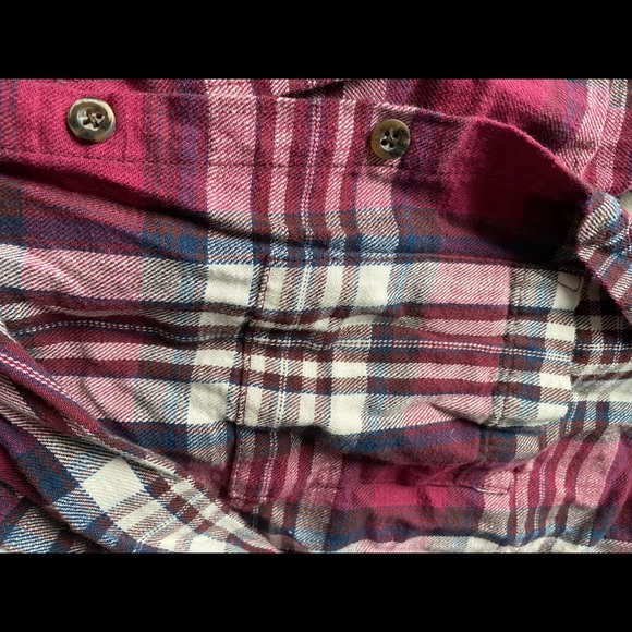 Roots flannel pink and white extra small ❤️ - Picture 3 of 5